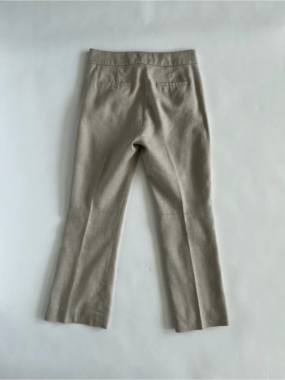 J. Crew Linen-Blend Light Taupe Hayden Dress Pants